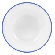 Livingware 28 oz. Memphis Soup/Cereal Bowl [Set of 6] Color: White/Blue