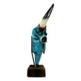 thumbnail image 4 of Rustic Western Aztec Mosaic Turquoise Cow Steer Bull Skull Desktop Sculpture, 4 of 6