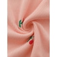thumbnail image 5 of INSPIRE CHIC Womens Pajama Bottoms Palazzo Print Lounge Elastic Waist Sleepwear Loose Wide Leg Pants XS Pink, 5 of 6