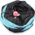 thumbnail image 4 of Cat Tunnel, Foldable Kitten Tunnel Cat Toy Interactive Pop-Up Maze House Toy for Small Rabbits Puppies (5-Way), 4 of 5