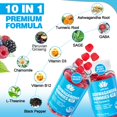 thumbnail image 4 of Suplemento EnvyDeal, gomitas de ashwagandha, 2000 mg, 60 unidades, 4 of 7