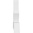 thumbnail image 3 of 72"W x 24"H x 4"D x 4"F, 8/12 Pitch, Vanguard Architectural Grade PVC Gable Bracket, 3 of 8