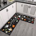 thumbnail image 1 of Lemon Kitchen Rugs Mat Farmhouse Style Lemon Rugs Anti Fatigue Kitchen Rug Set PVC Non Slip Waterproof Washable Rug (17"x47.2"+17"x23.6"), 1 of 6