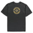 thumbnail image 2 of Men's Concepts Sport Black/Heathered Charcoal Boston Bruins Big & Tall Top & Shorts Sleep Set, 2 of 3
