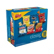 Frito-Lay Snacks Classic Mix Chips Variety Pack, Doritos, Lays Ruffles, Cheetos, Fritos, 18 Count(Pack Of 1) (Assortment May Vary)