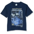 thumbnail image 1 of STAR WARS Mandalorian MandoMon Epi5 Cachette T-Shirt à Col Rond pour Garçon, Bleu Marine, Très Petit, 1 of 4