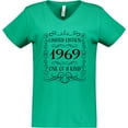 thumbnail image 3 of Inktastic Limited Edition 1969 One of a Kind Women's V-Neck T-Shirt, 3 of 5