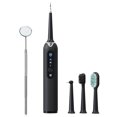 thumbnail image 1 of Graflsoa Rechargeable Electric Dental Plaque Remover with 4 Heads, 3 Modes, LED Light, and IPX6 Waterproof Design for Effective Teeth Cleaning at Home - Black, 1 of 6