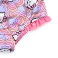 thumbnail image 7 of Hello Kitty Sanrio UPF 50+ Bathing Suit Tankini and Bikini Bottom Swimsuit Set (Girls), Sizes 4-6X, 7 of 7