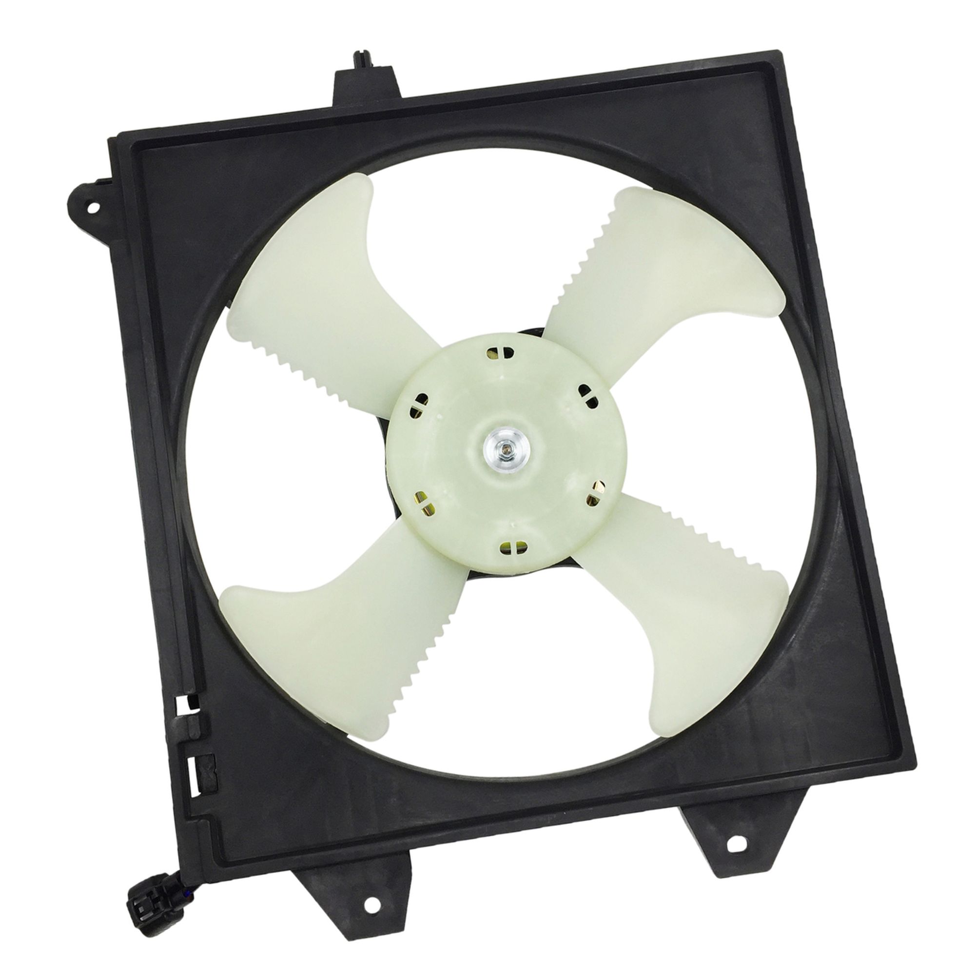 Radiator Condenser Cooling Fan Assembly For Volkswagen Jetta Golf 