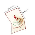 thumbnail image 2 of Minkissy Cartes d'Anniversaire Musique Design Pop-Up Rouge Cardstock 1 Ensemble, 2 of 8