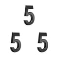 thumbnail image 1 of relayinert House Numbers for Outside Use Numerical Marks Accessories Exquisite Sign Door Marking Tools DIY Accessory for Apartment Hotel Number 5 3Set, 1 of 6