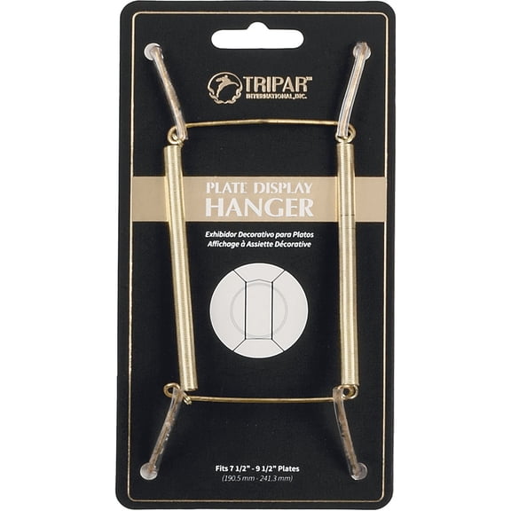 TRIPAR 6 Pack 7.5 X 9.5 White Wire Plate Hanger