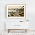 thumbnail image 5 of China Cove, Corona Del Mar - Newport Beach California Photography Coastal Beach Palm Tree Harbor Ocean Tropical Seaside Oak Framed Wall Art Print 20 x 30 inches, 5 of 6