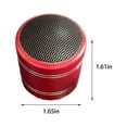 thumbnail image 3 of QTOCIO Bluetooth Speaker, M5 Metal Bluetooth Speaker Series High Volume Small Steel Speakers Mobile Phone Wireless Outdoor Desktop Portable Small Speaker, 3 of 5