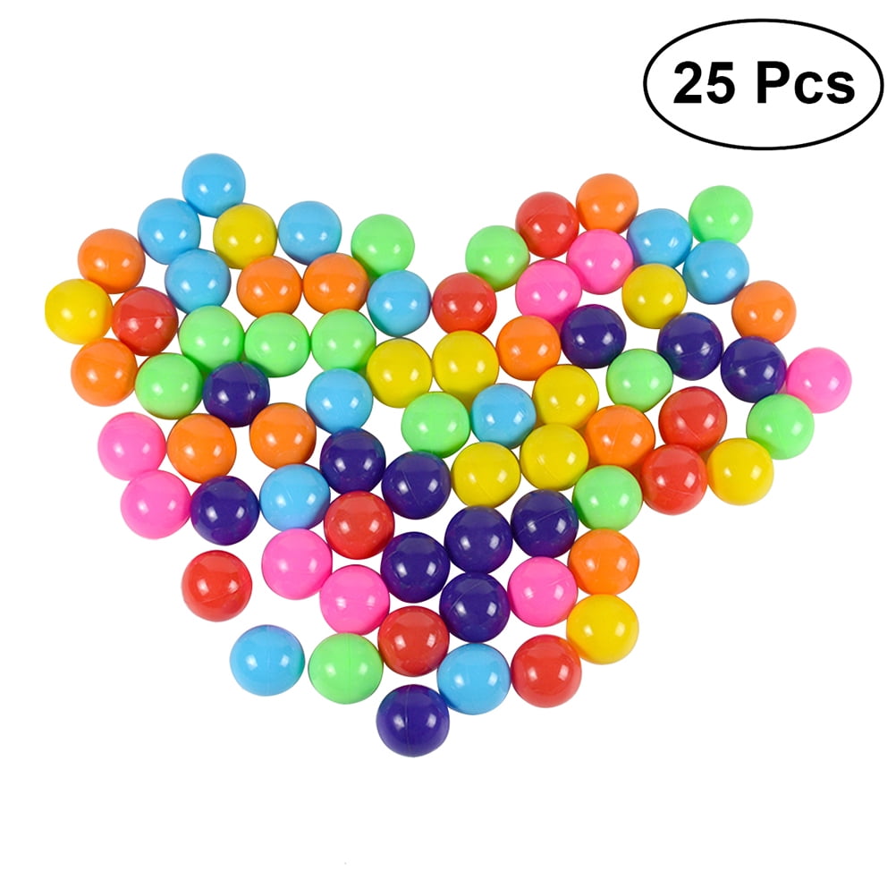 25PCS Kids Ball Colorful Fun Plastic Ball Pit Balls for Babies Kids