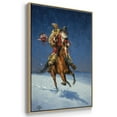 thumbnail image 3 of Midnight Rider - Framed Gallery Wrapped Holiday Canvas - 25 x 37 - Natural Wood Frame, 3 of 8