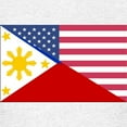thumbnail image 3 of CafePress - Half Philippines Half American Flag T Shirt - Light T-Shirt Kids XS-XL, 3 of 4