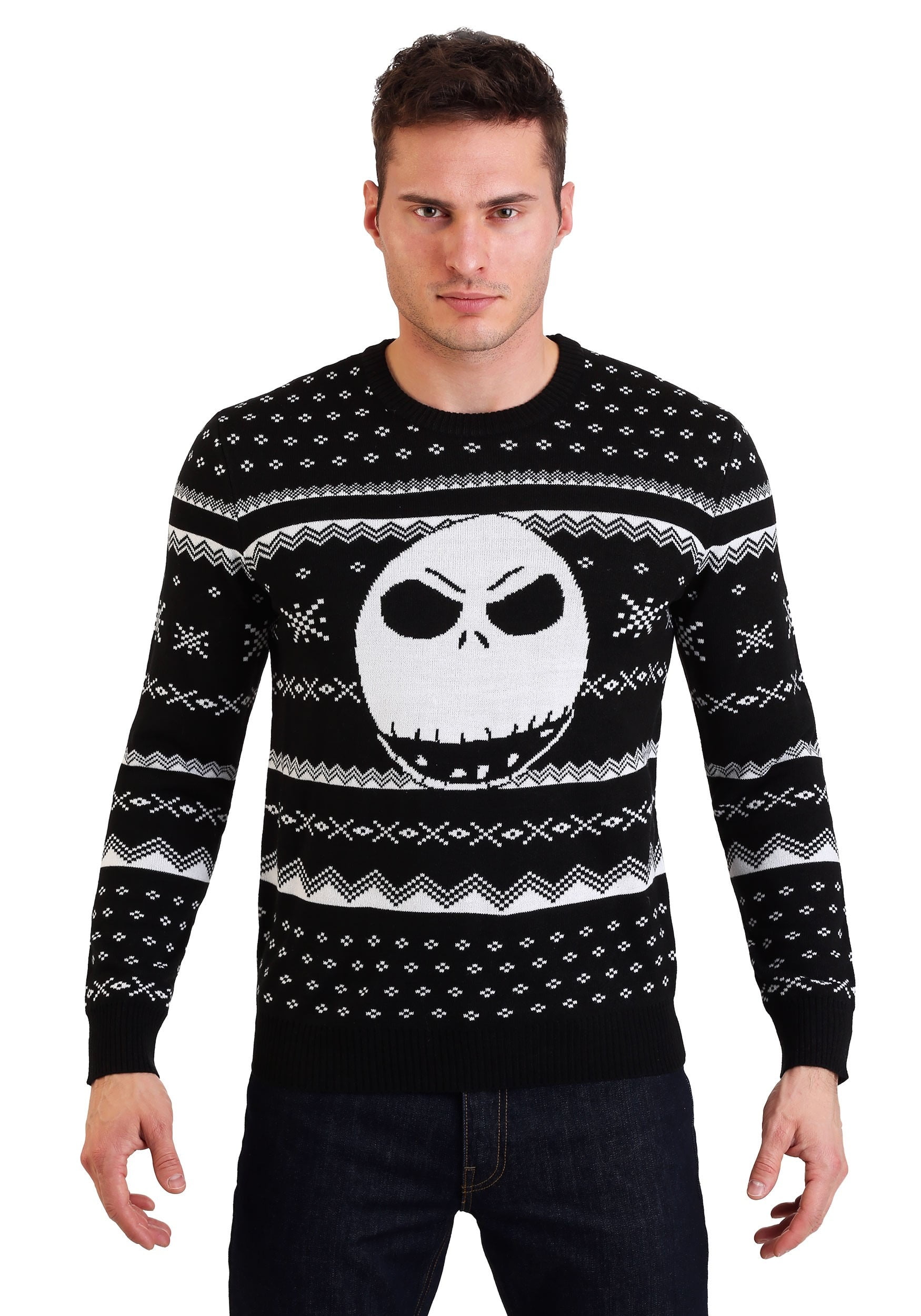 Before Christmas Skellington Halloween Sweater (Men's) - Walmart.com