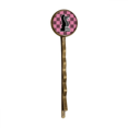 thumbnail image 1 of Checkerboard Knight Black Word Chess Retro Metal Hair Bobby Pin Headwear, 1 of 3
