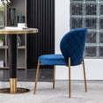 thumbnail image 5 of Newboti Furniture Amoa Contemporary Velvet Upholstery Dining Chair, Blue BN.0105, 5 of 15