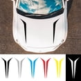 thumbnail image 6 of 2 PCS Car Hood Decal Sticker Auto Vinyl Film Long Stripe Decals DIY Sport Styling Stickers, 6 of 8
