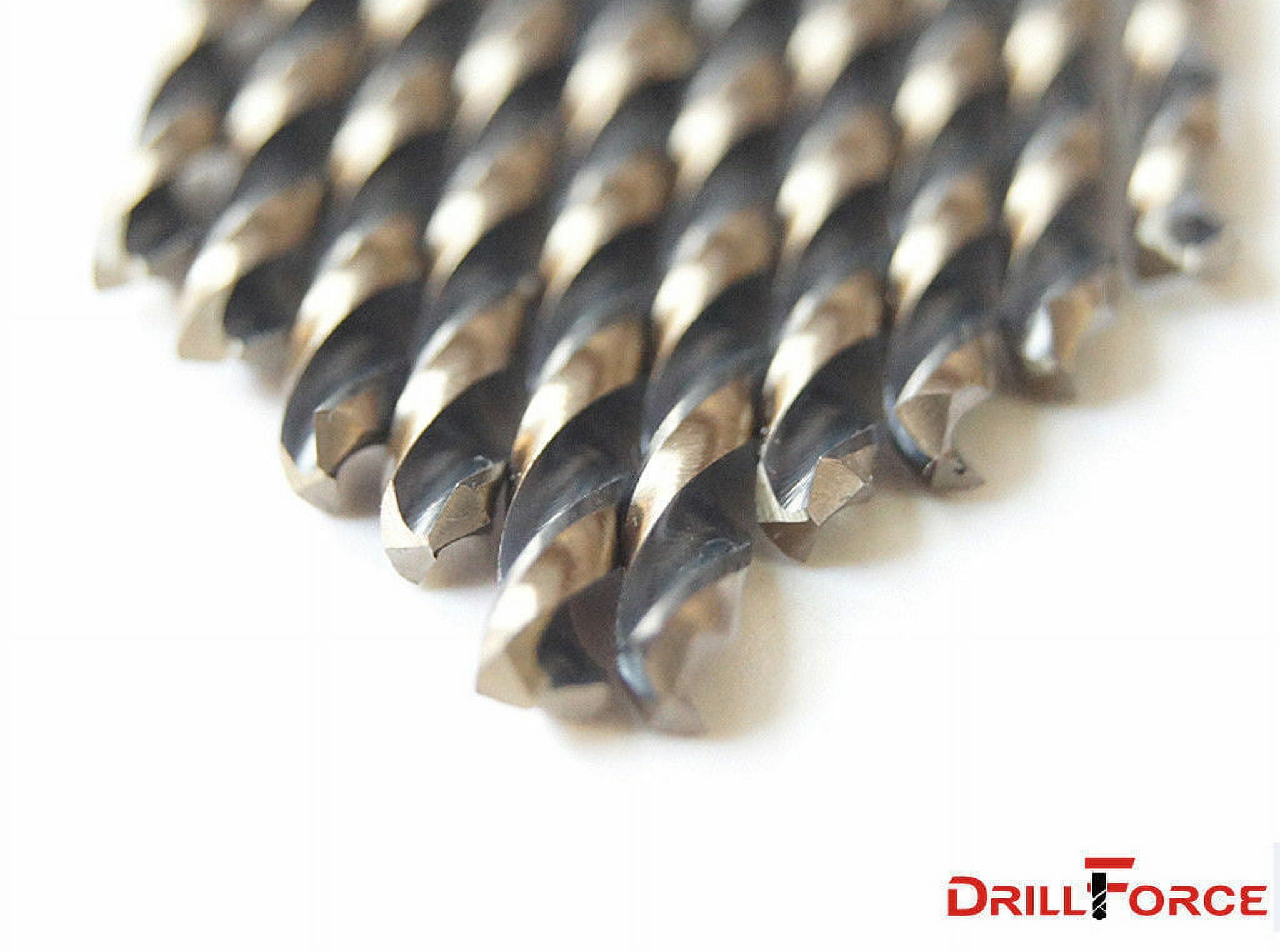 60pcs 1/16~1/8 Inch Twist Drill Bits Black and Gold Finish Metal drill HSS