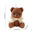 thumbnail image 3 of Loespoir Valentines's Day Bear Scented Candle, Gift Ornament Decorative Candle, Teddy Bear Shaped Scented Wax, For Romantic Ambiance, Gift for Him or Her, Aromatherapy(Coffee), 3 of 6