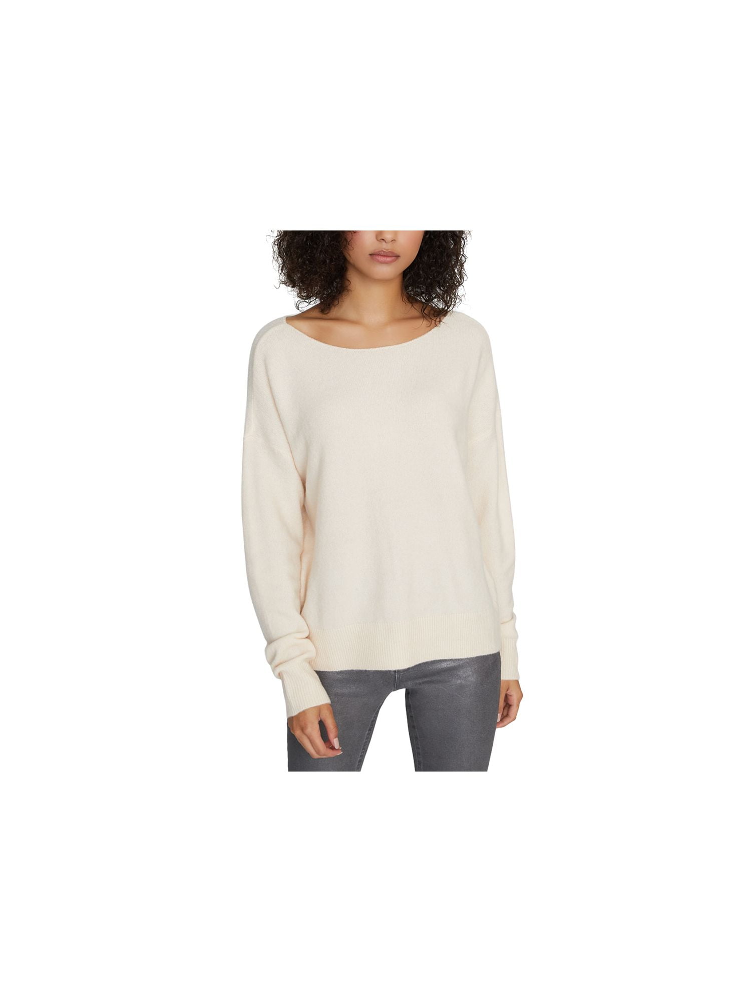 ribbed trim sweater