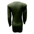 thumbnail image 7 of Miqool Women Sweater Bodycon Short Dress Elegant Long Sleeve Crew Neck Slim Fit Dressy Fall Winter Fashion Mini Knit Dresses, 7 of 7