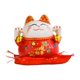 thumbnail image 2 of de de estilo chino, figurita de cerámica, caja de ahorro de dinero, adorno, escultura de gato de bienvenida para tienda, sala Rojo perfecl Estatua interior, 2 of 8