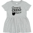 thumbnail image 3 of Inktastic Someone in Ohio Loves Me Girls Baby Dress, 3 of 5