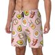 thumbnail image 1 of Balery Breakfast Bañador para hombre, shorts de playa de secado rápido con entrepierna y forro de compresión-Large, 1 of 6