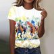thumbnail image 4 of Tops de Ajuste Suelto para las Mujeres Nueva Manga Corta Cuello Redondo Suéter Caballo Casual Impreso Camiseta, Ligero Top de Verano, 4 of 7