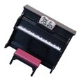 thumbnail image 3 of 1 juego de mini muebles de adorno, mini casa de plástico, piano, mini escena decorativa, 3 of 8
