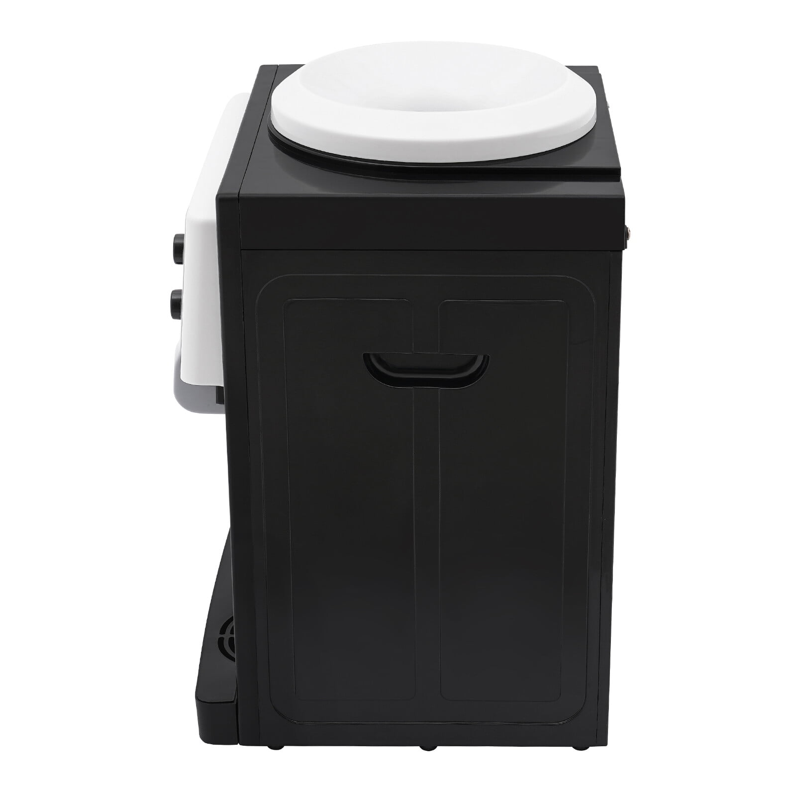 110V 27*24*36cm Top Loading Water Cooler Dispenser Black Space Saving Hot Cold Water Dispenser with Long Power Cable