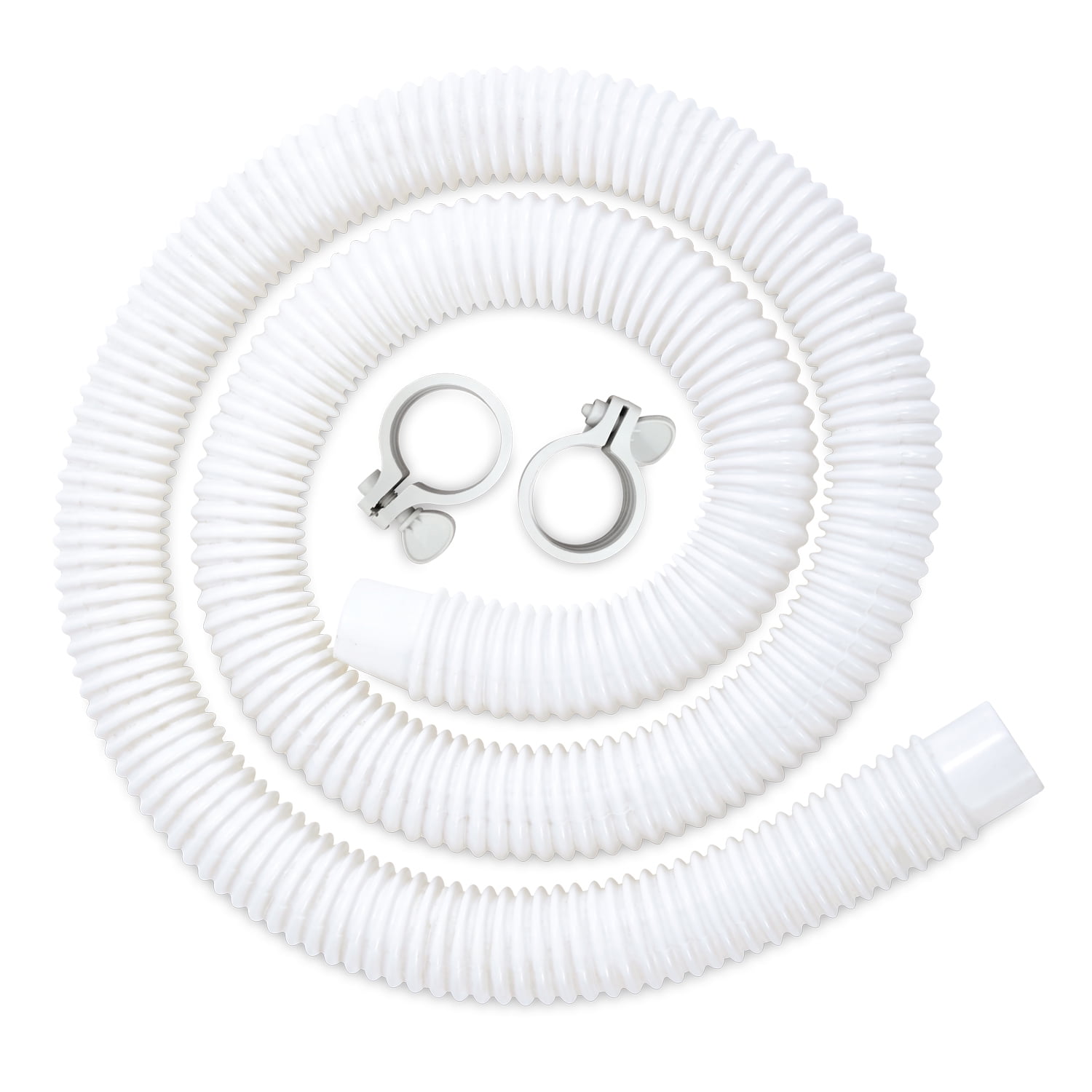 White Automatic Cleaner Replacement Pool Hose for Hayward 47 x 1.25 