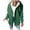 Dark Green, variant on Jane Wardrobe Lined Button Up Sweatshirt Jacket for Women, Loose Fit Long Sleeve, Casual Fall Winter Outerwear, 1 Piece, S-3XL, Plus Size Friendly