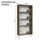 thumbnail image 3 of Mueble Armario de Vidrio Madesa 2 Puertas Con Pies MM, 3 of 5