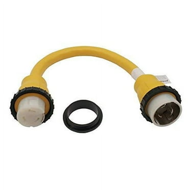 Parkworld 885958 Shore Power Adapter Cord Marine 50A SS1-50P Male Plug to SS2-50R Female Receptacle 1.5FT
