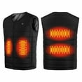thumbnail image 2 of Unisex Heating Vest Winter Men Women Sleeveless Quilted Vest 4 Control 28 Heating Warm Jacket Heated USB Charging Version, 2 of 6