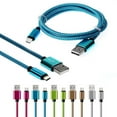 thumbnail image 2 of HEVIRGO 1/2/3m Nylon Braided Fast Data Charger Type C Cable for Samsung Galaxy S8 A5 A7, 2 of 10