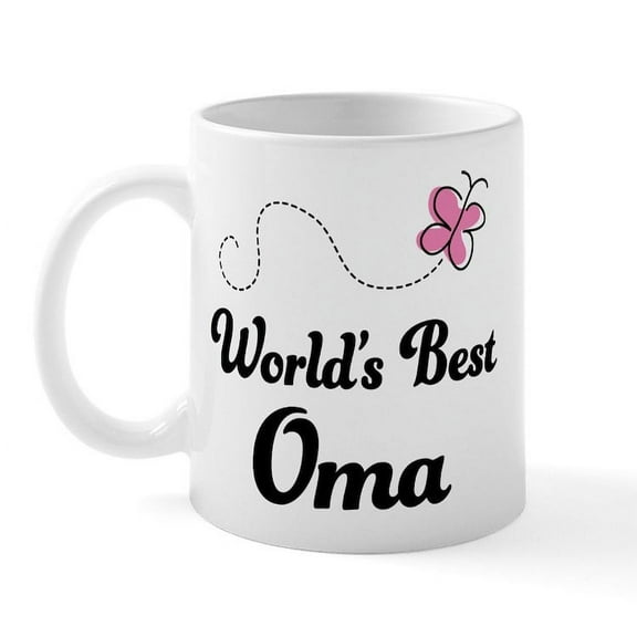 CafePress - World's Best Oma Mug - 11 oz Ceramic Mug - Novelty Coffee Tea Cup