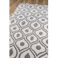 thumbnail image 2 of Momeni&nbsp;Geometric & Abstract Transitional Area Rugs, Gray and Off-White, 24" x 79", 2 of 4
