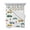 White, variant on Quilts Twin-XL Size Bedding Set, Teal Cartoon Truck Lightweight Quilted Comforter, Funny Cute Colorful Car Tree Polka Dot Soft Bedspread Coverlet with Pillow Covers for All Season, 68" x 98"