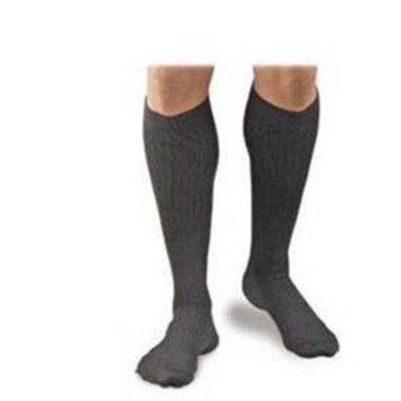 Activa Mens Microfiber Dress 20-30 Knee Gray Lg