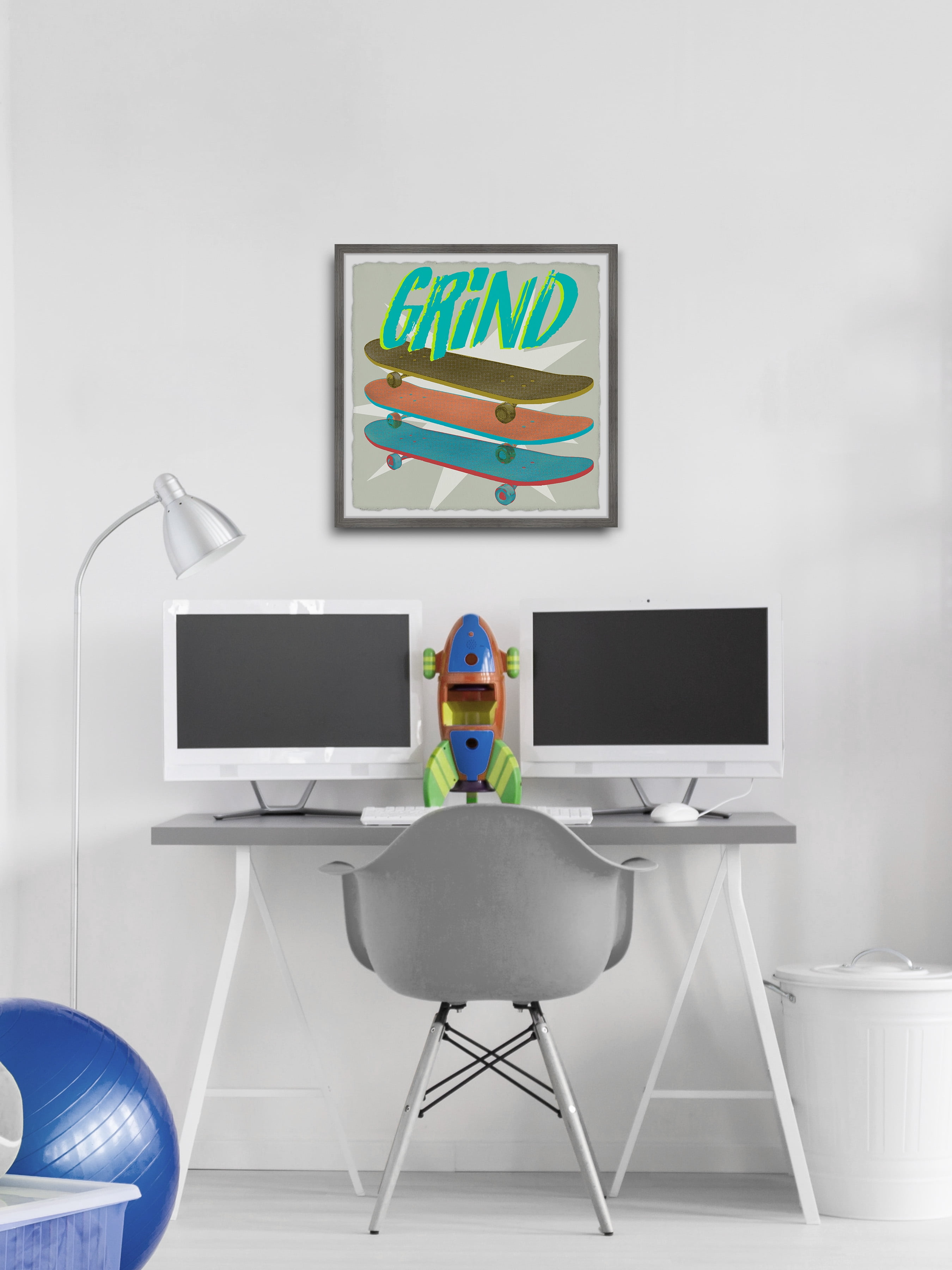 Marmont Hill SK8R I Framed Wall Art