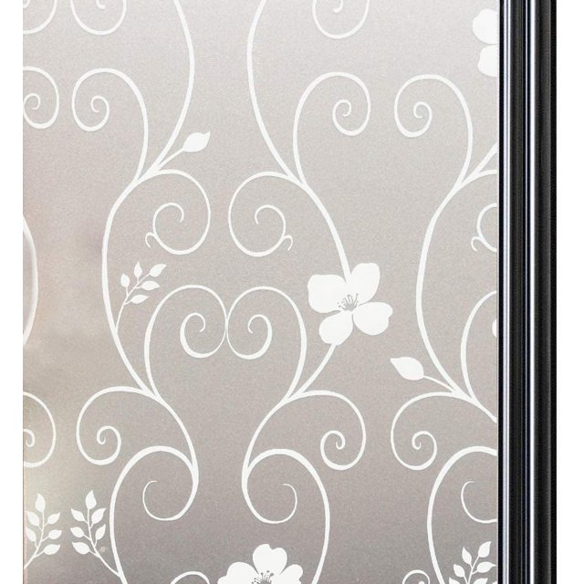 ZHAOCHENG Película para Ventanas Anti-Mira Adhesiva para Privacidad Película para Ventanas Película para Ventanas Electrostática Película para Ventanas Acristalamiento Opaco Película Decorativa para V