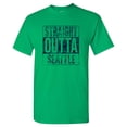 thumbnail image 5 of UGP Campus Apparel Straight Outta Seattle - Seattle Football T Shirt - X-Large - Irish Green, 5 of 6