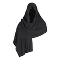 thumbnail image 2 of Gothic Medieval Hooded Cloak Party Halloween Cowl Garment Punk Cosplay Adult Black, 2 of 8